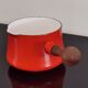 Red casserole DANSK DESIGNS in enamelled metal IHQ 60s