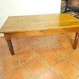 Table basse ancienne avec 1 tiroir