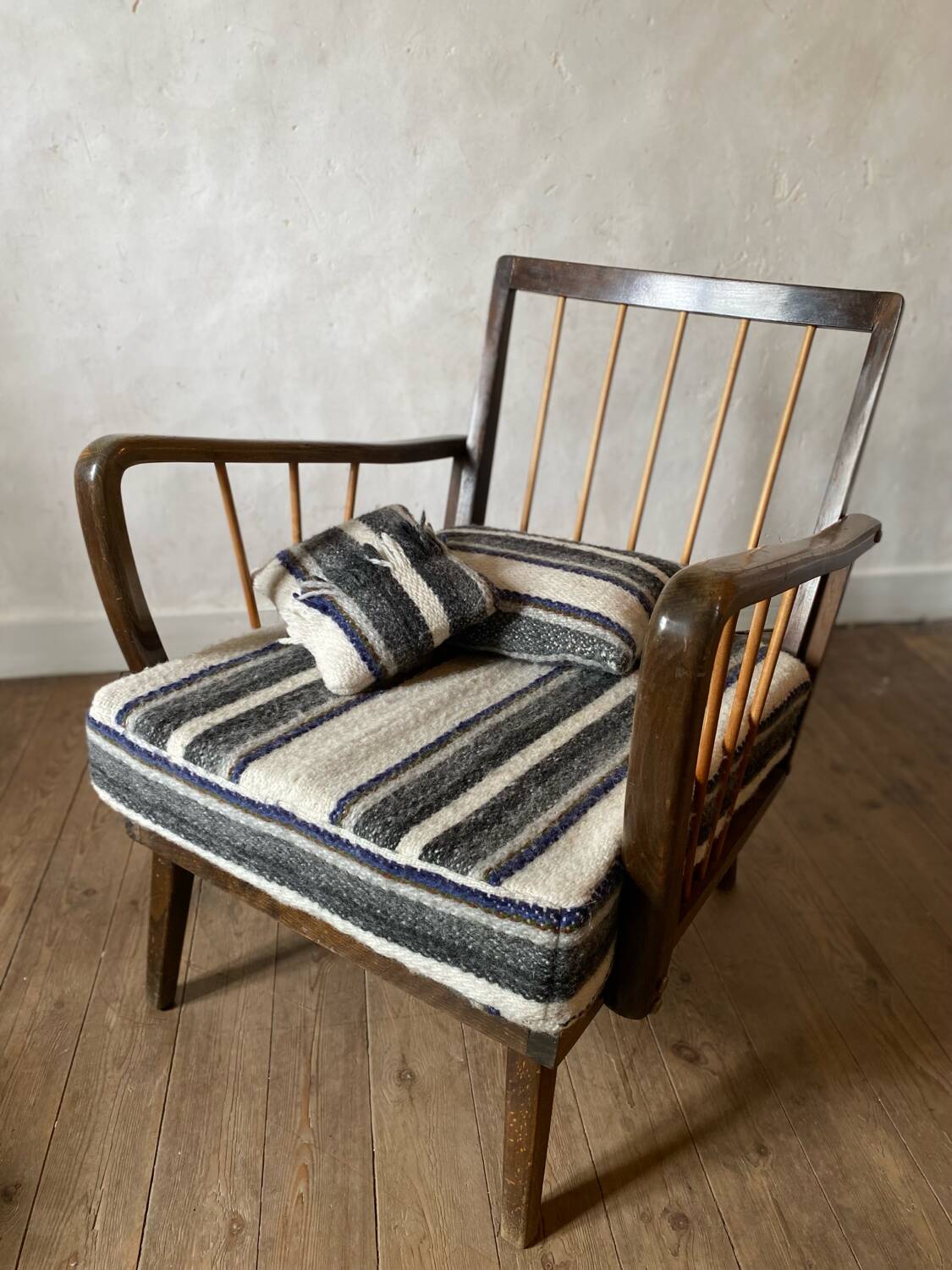 Restored vintage armchair