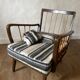 Restored vintage armchair