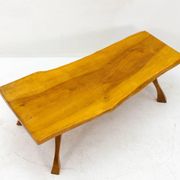 Table slabs trees 1960s bass