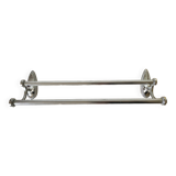 Retro bathroom towel rack