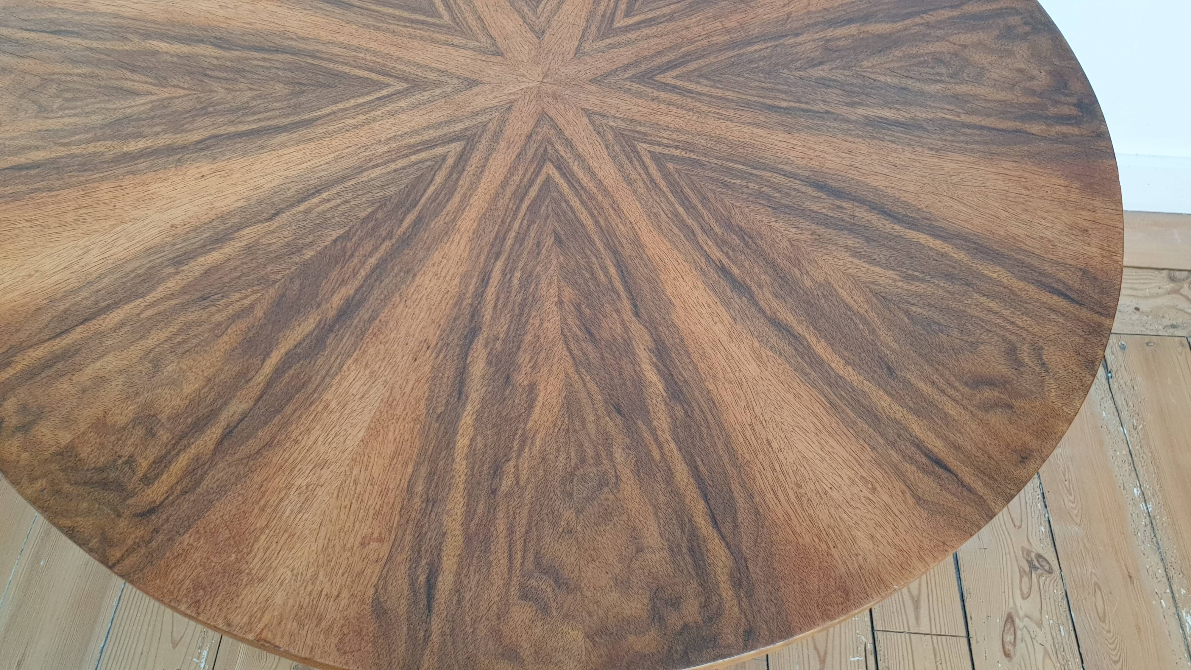 Pedestal table in Scandinavian taste around 1960