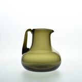 Blown glass carafe by Claude Morin, 1976