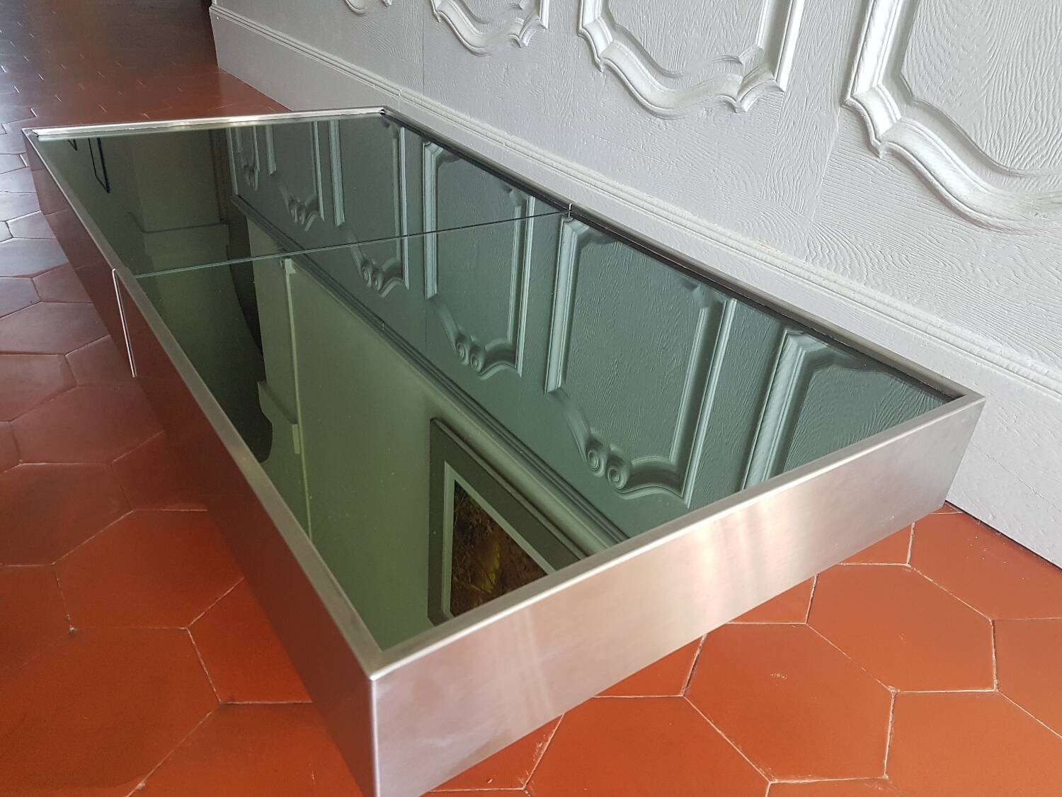 Willy Rizzo bar table 1984 Roche Bobois