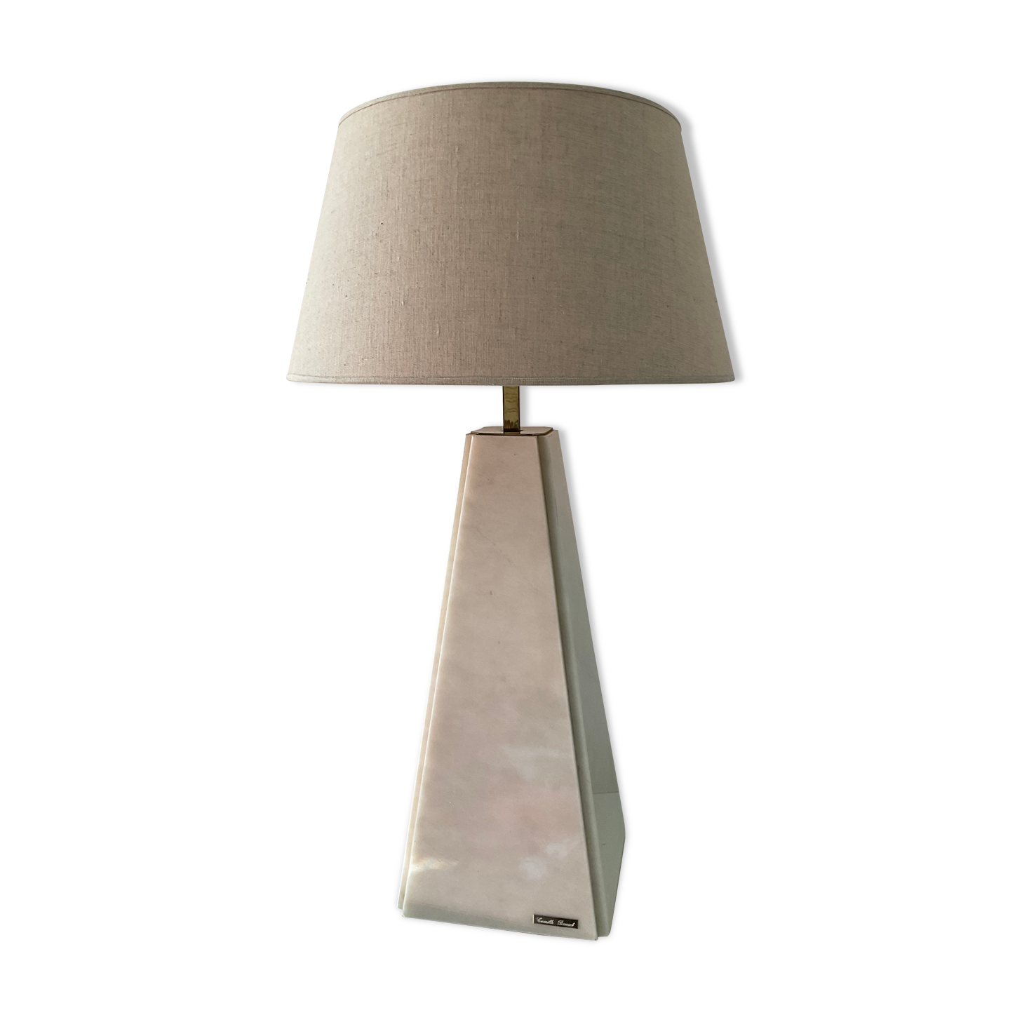 Lamp by Camille Breesch in marble 70s