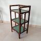 Vintage standing shelf in bamboo and rattan