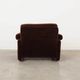 Brown armchair Coronado, Italian design, 1960s, manufacturer: B&B Italia, d