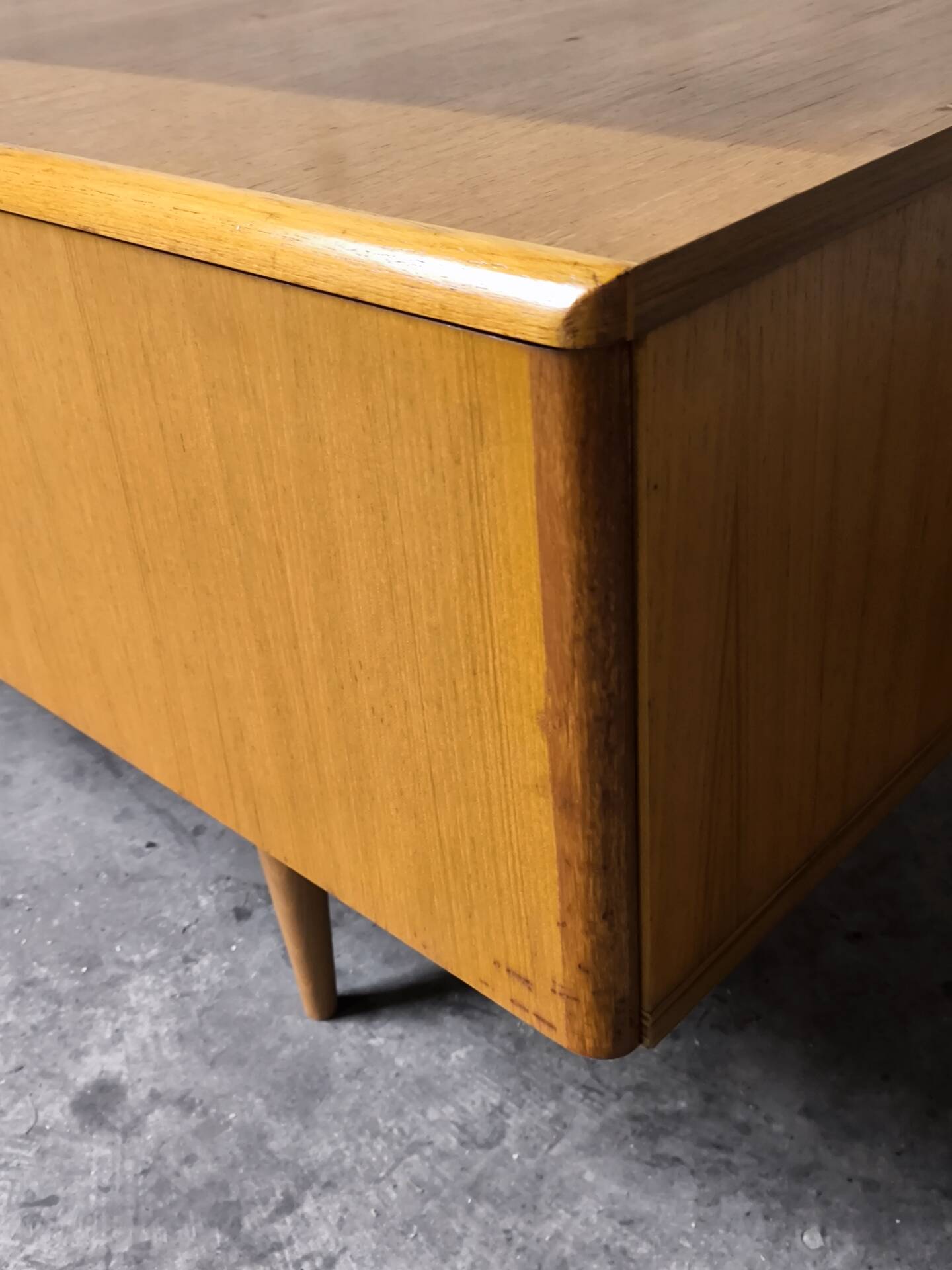 Vintage Scandinavian teak sideboard from the 1970s.