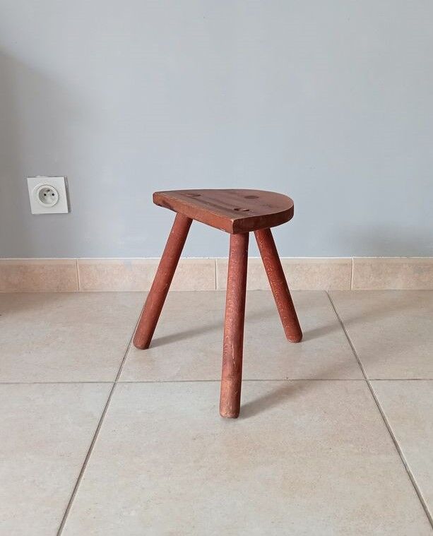 Vintage tripod stool 60s/70s