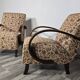 Set of Vintage Armchairs by Jindrich Halabala