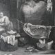 David Teniers II, La boudinait, engraving by Jacques Philippe Le Bas, eighteenth century