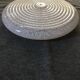 Large white Clichy art deco glass globe
