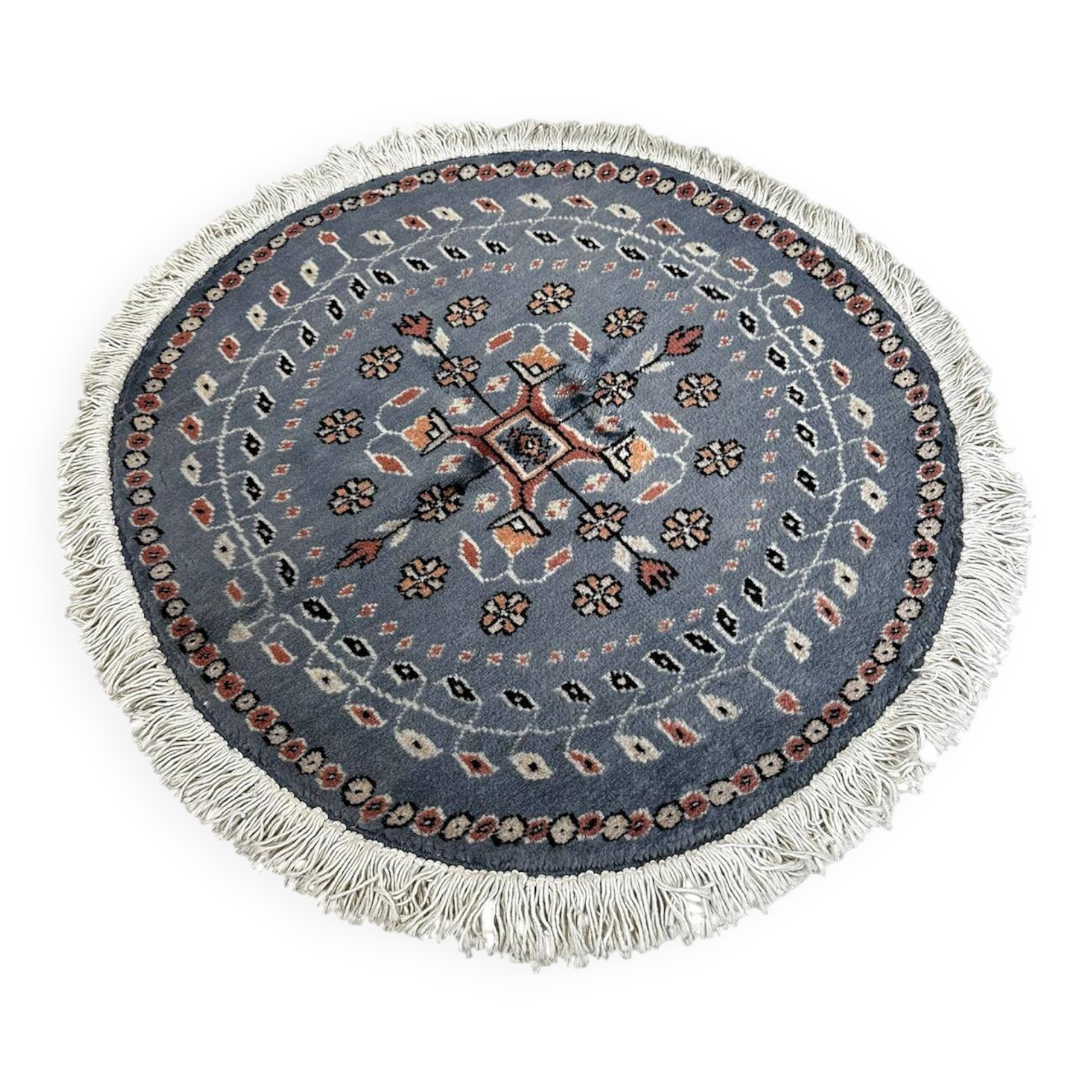 Tapis persan rond fait main