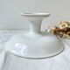 Vintage pedestal dish Blue Iron Earth St Amand French