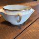 Limoges porcelain lean fat sauce boat