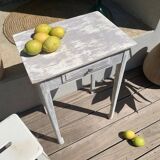 Old patinated table