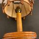 Lampe en rotin Louis Sognot 1950