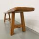 Solid elm bench 2m