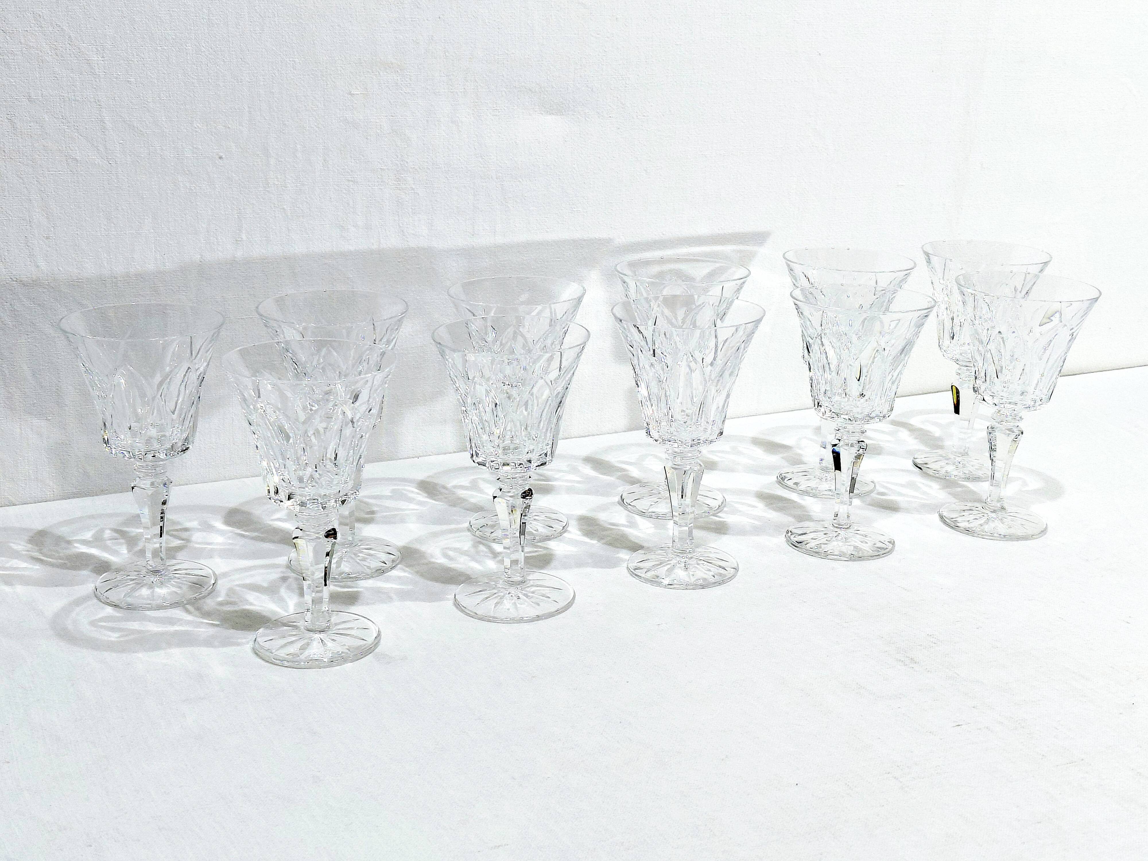 11 LIQUEUR GLASSES ST LOUIS CAMARGUE MODEL