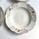Lot de 4 assiettes creuses vintage Sarreguemines modèle Béarn fleurs