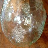 Glass bottle molded vintage 1.75 cl