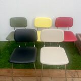 Series of 5 Carolina Prefacto Airborne design chairs