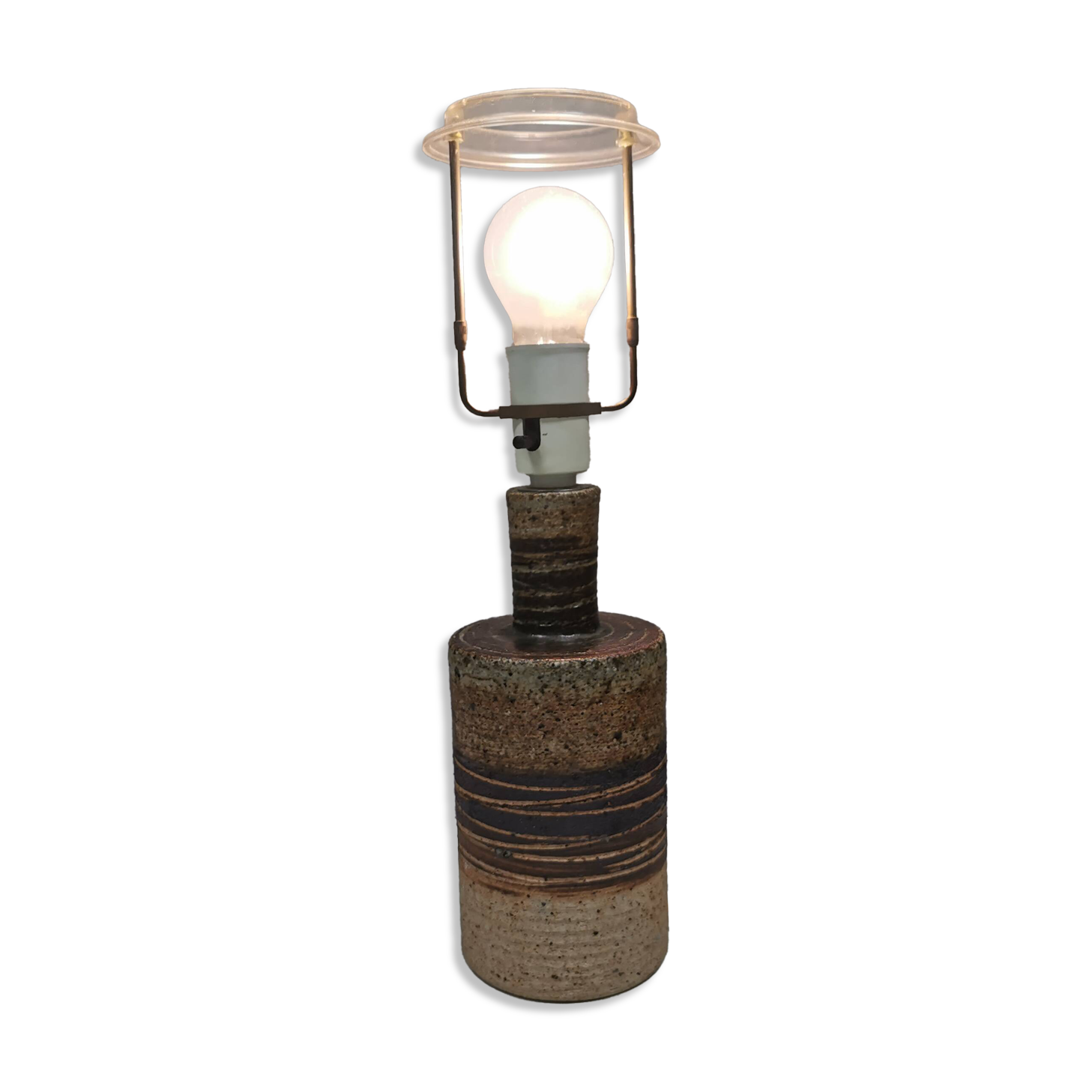 Beautiful Tue Poulsen table lamp in ceramic. Denmark 1970-80s