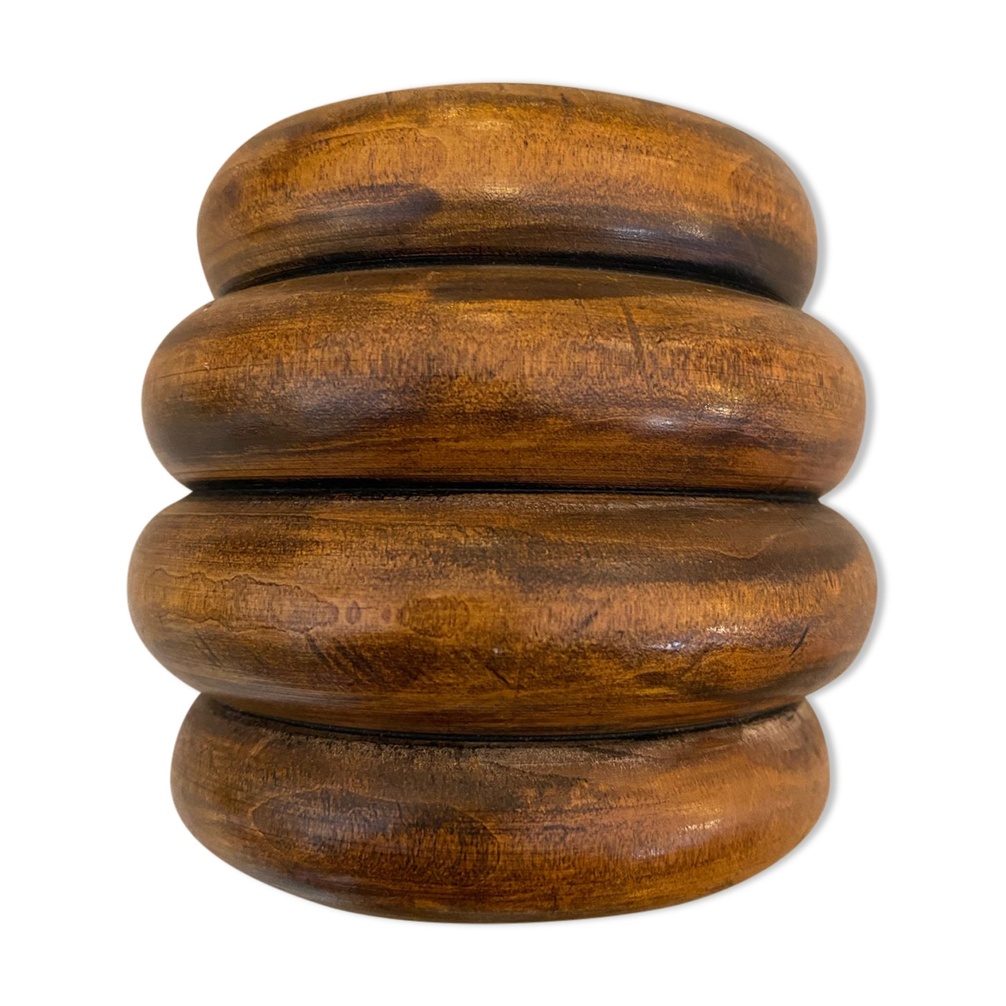 Vase en bois