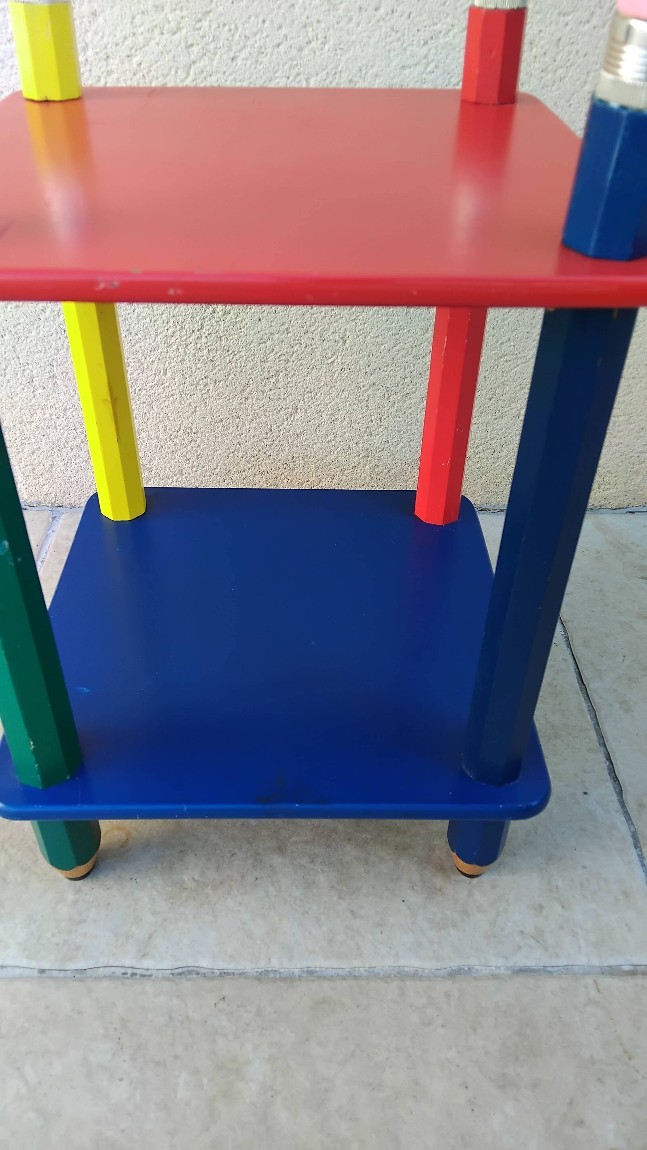 Vintage crayon shelf pierre sala