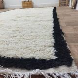 Tapis berbère mrirt en laine fait main 266 X 146CM