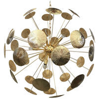 Brass chandelier