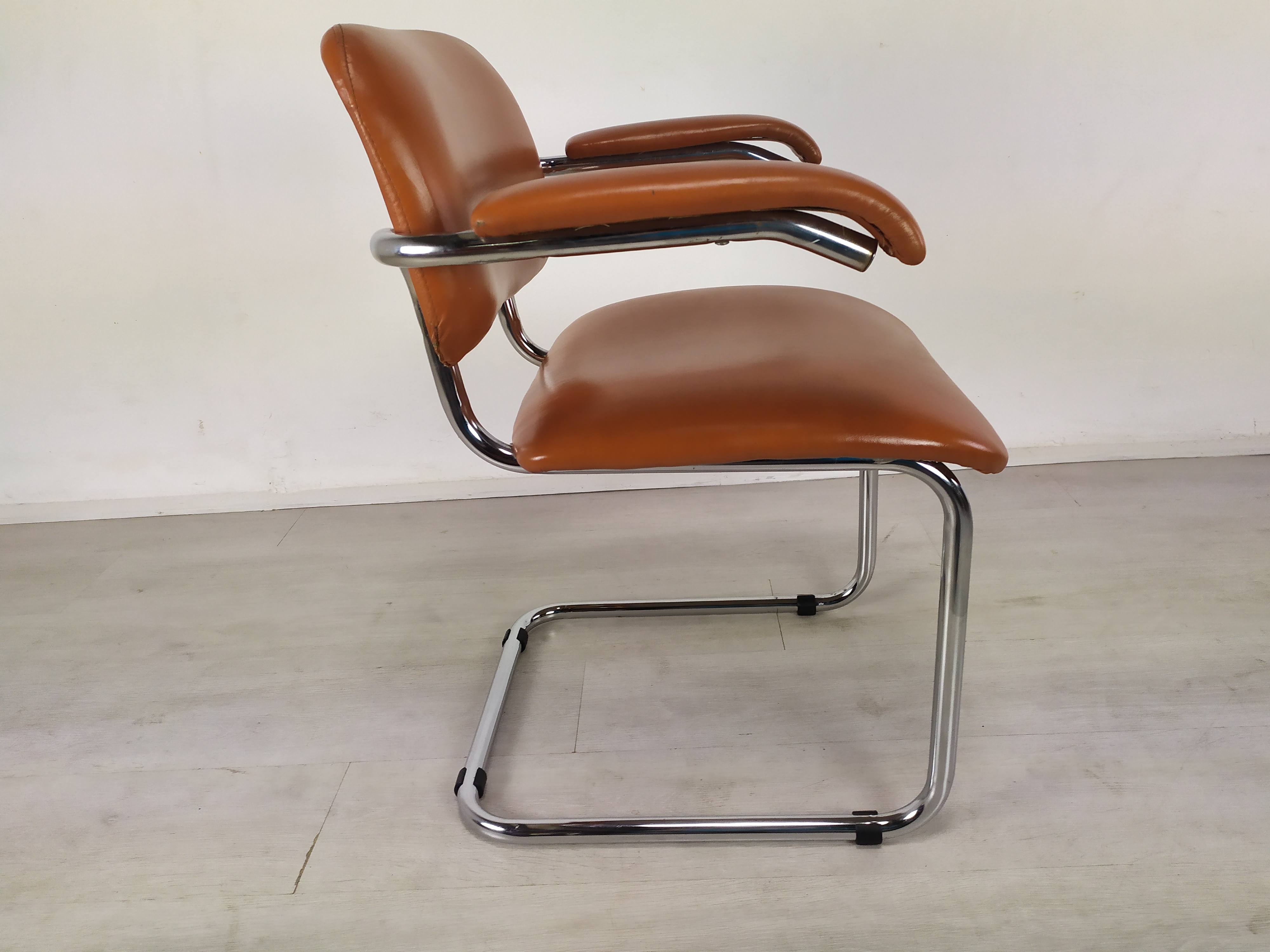 Leather armchair