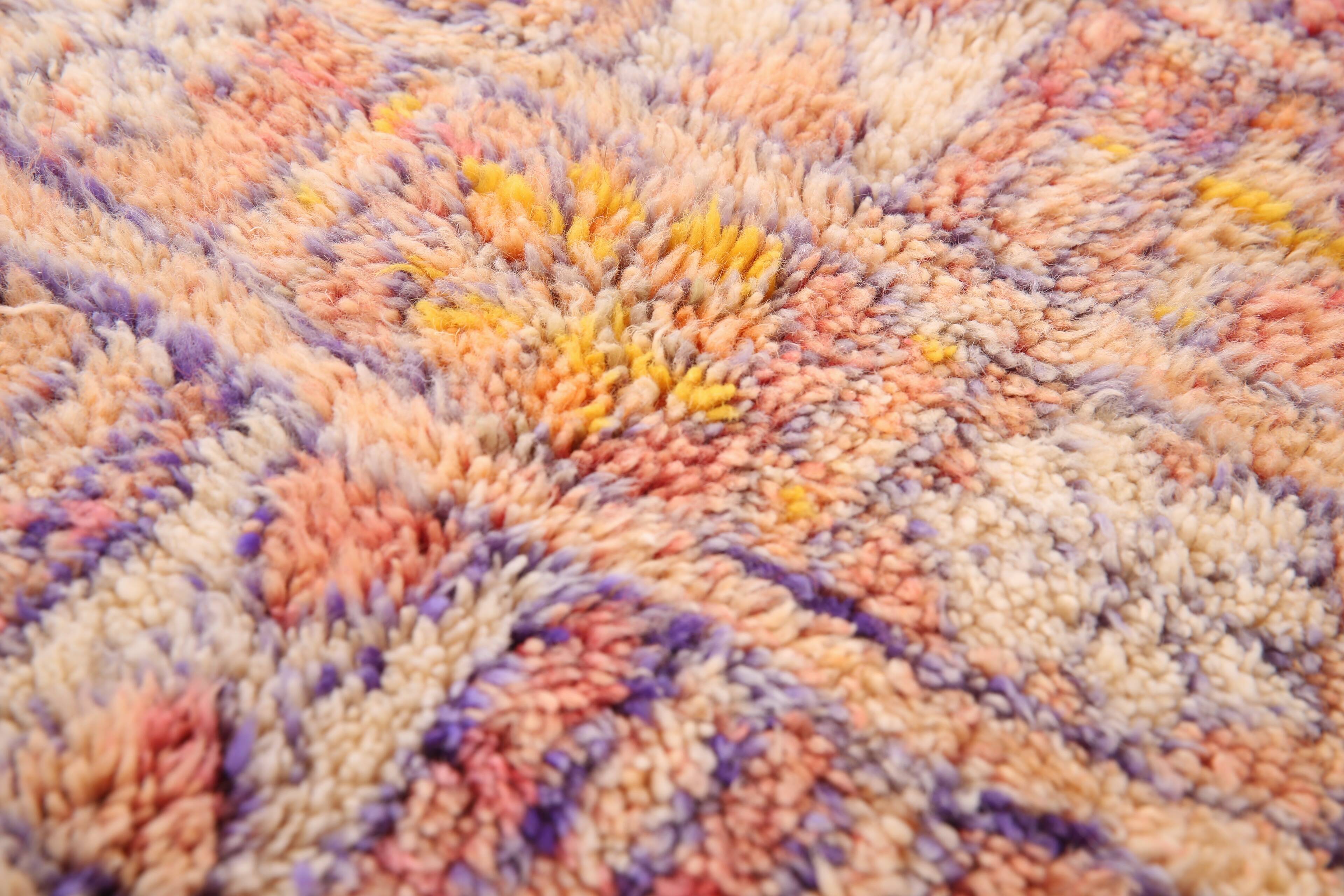 Vintage Moroccan Runner Rug 116 x 231 cm - Authentic Berber Rug - Handmade