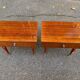2 Scandinavian rosewood bedside tables from the 1960s