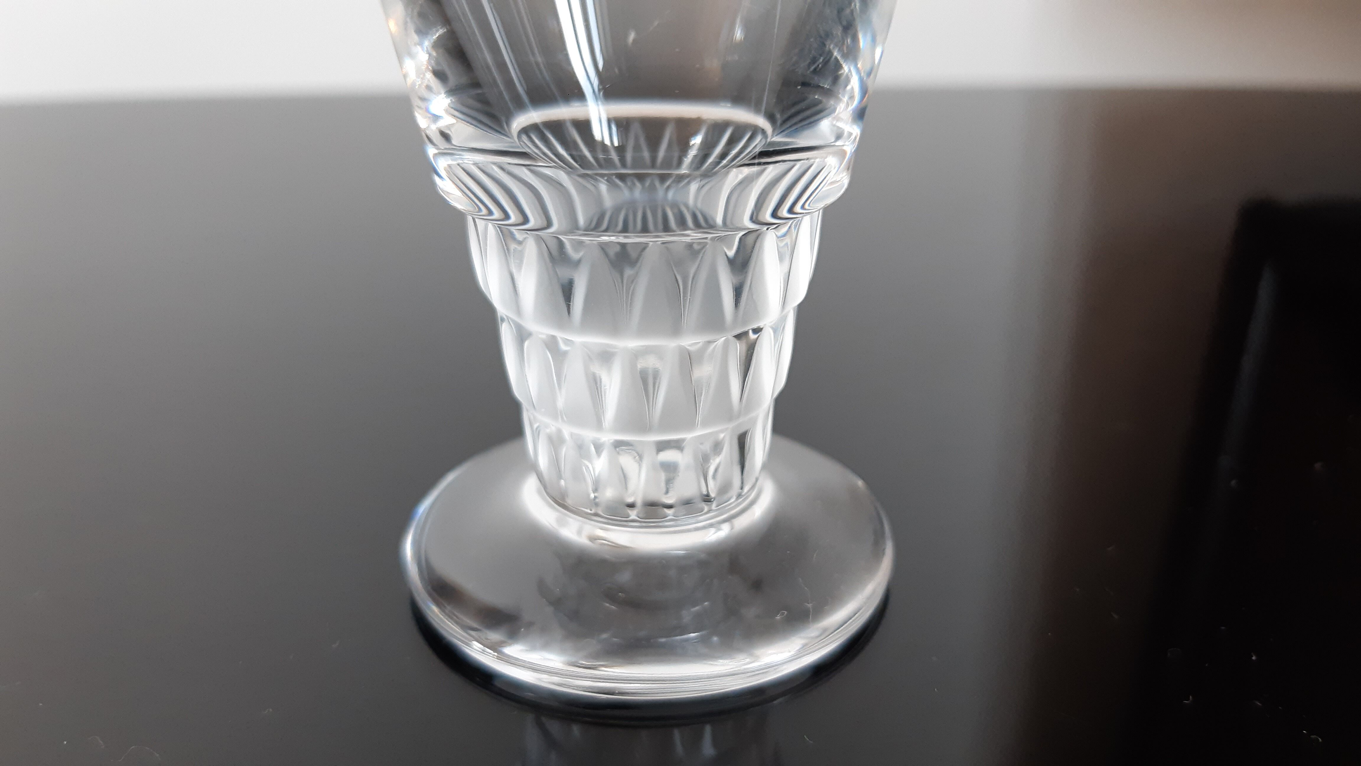 Set of 4 crystal glasses 40s