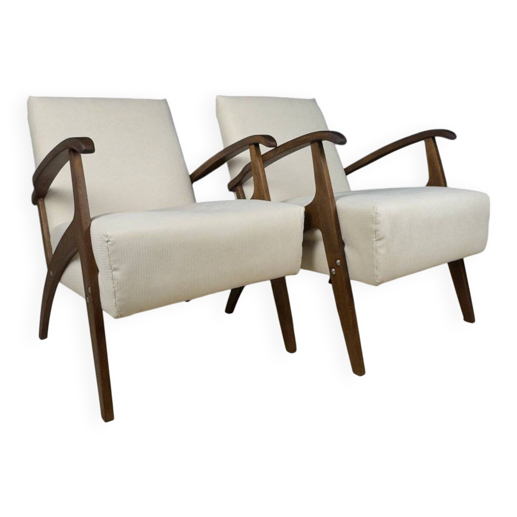 Mid-century armchairs, Yugoslavia, 1970s, set of 2
