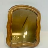 Wood wall mirror 26x30cm