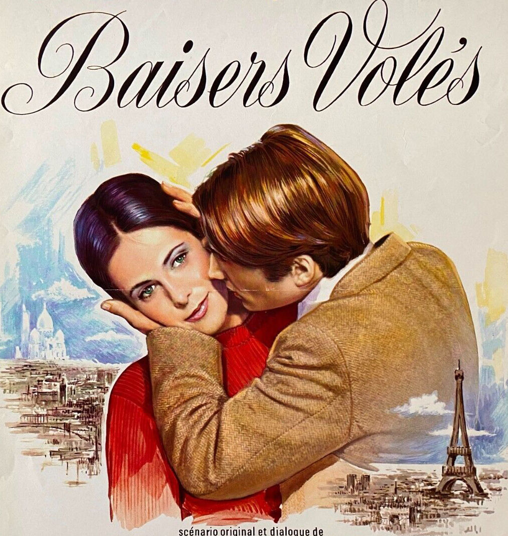 Original cinema poster "Stolen Kisses" François Truffaut 36x48cm 1968 | Selency