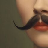 Portrait ancien - série “Les moustachu-e-s”