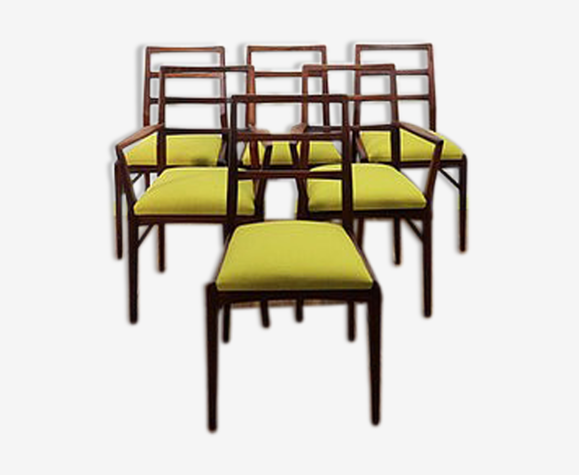 Set of 6 mid-century teak dining chairs by Richard Hornby for Fyne Ladye