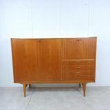 Vintage Scandinavian teak wall unit