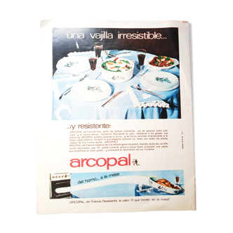 Affiche publicitaire espagnole Arcopal ,1961