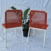 2 chaises enfant scoubidou - années 50