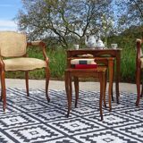 Antique Louis XVI style cabriolet armchairs