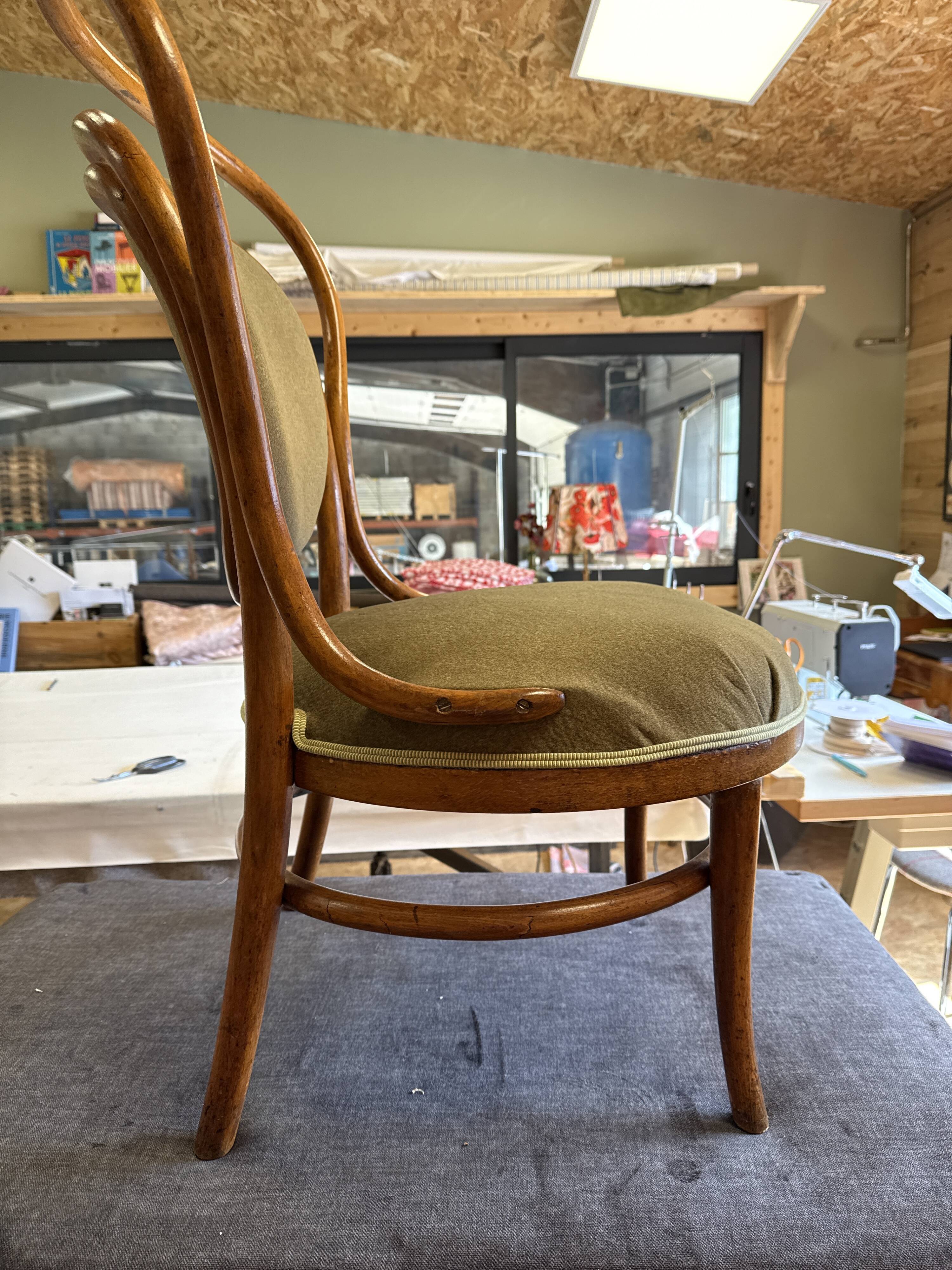 Antique breastfeeding chair