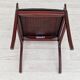 Danish design by Ole Wanscher, set of dining chairs 70s,