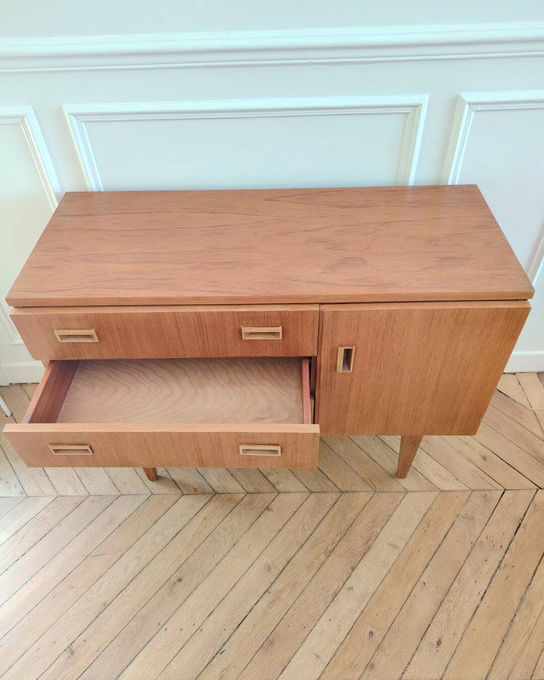 Enfilade vintage rénovée, années 60