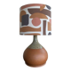 Lampe en grès esprit bohème
