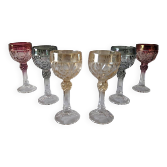 Set of 6 Nachemann Amaris crystal glasses